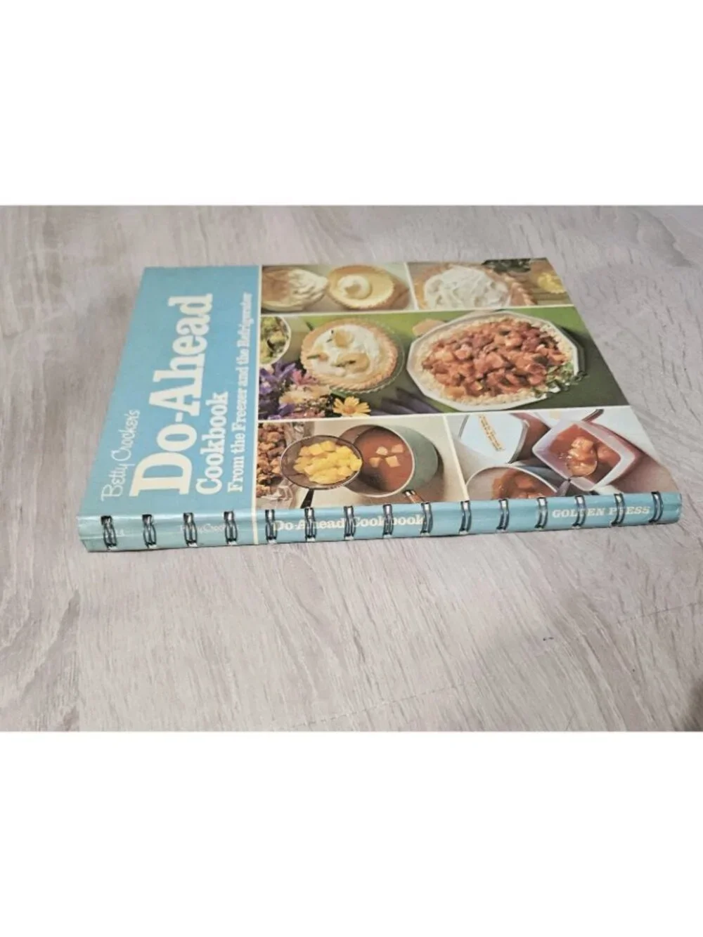Vintage Betty Crocker Spiral Cookbook - Do-Ahead (From Freezer and Refrigerator)